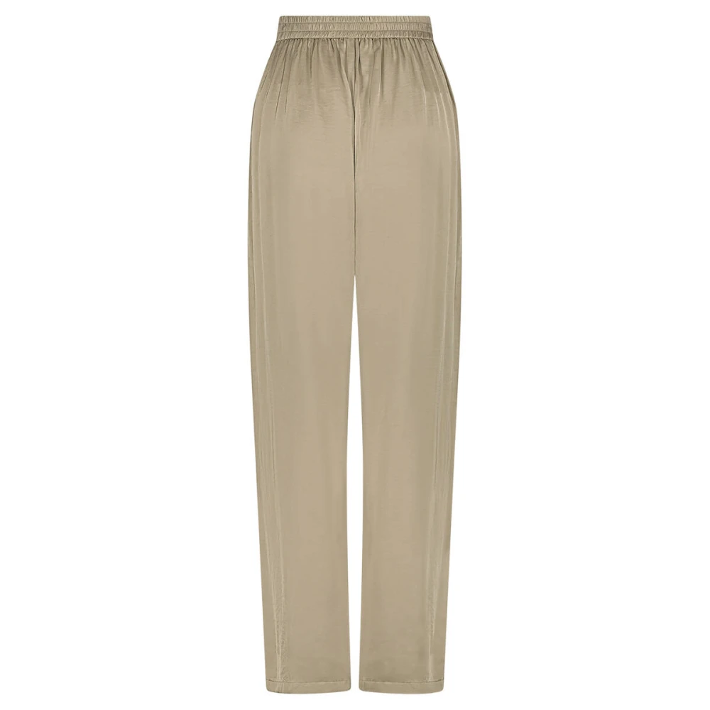 Nukus Zijden Josephine Broek Beige Dames