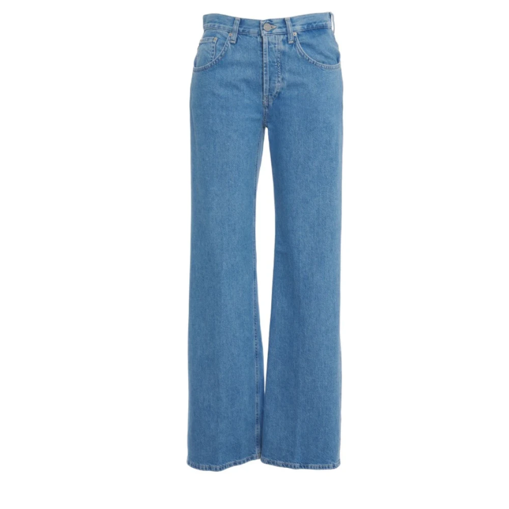 Dondup Women's Blue Jacklyn Wide-Leg Jeans