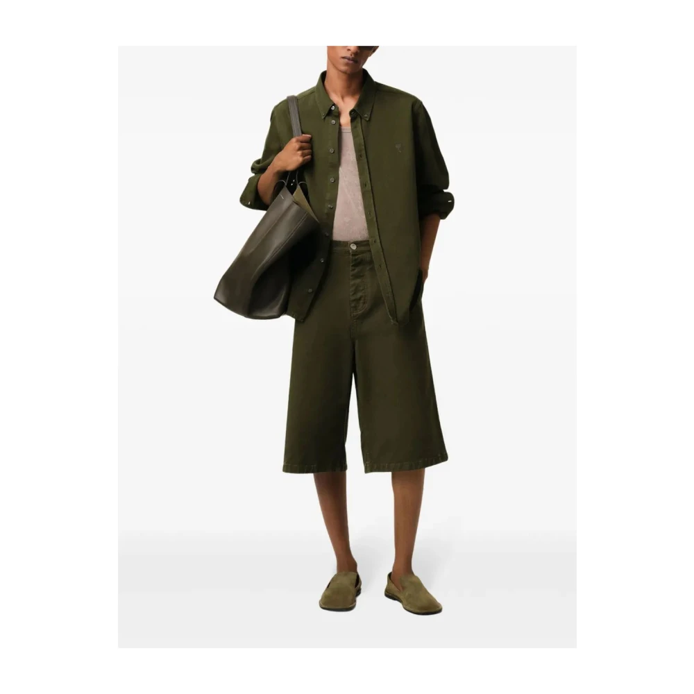 Ami Paris Stijlvolle ADC Shirt voor Mannen Green Heren