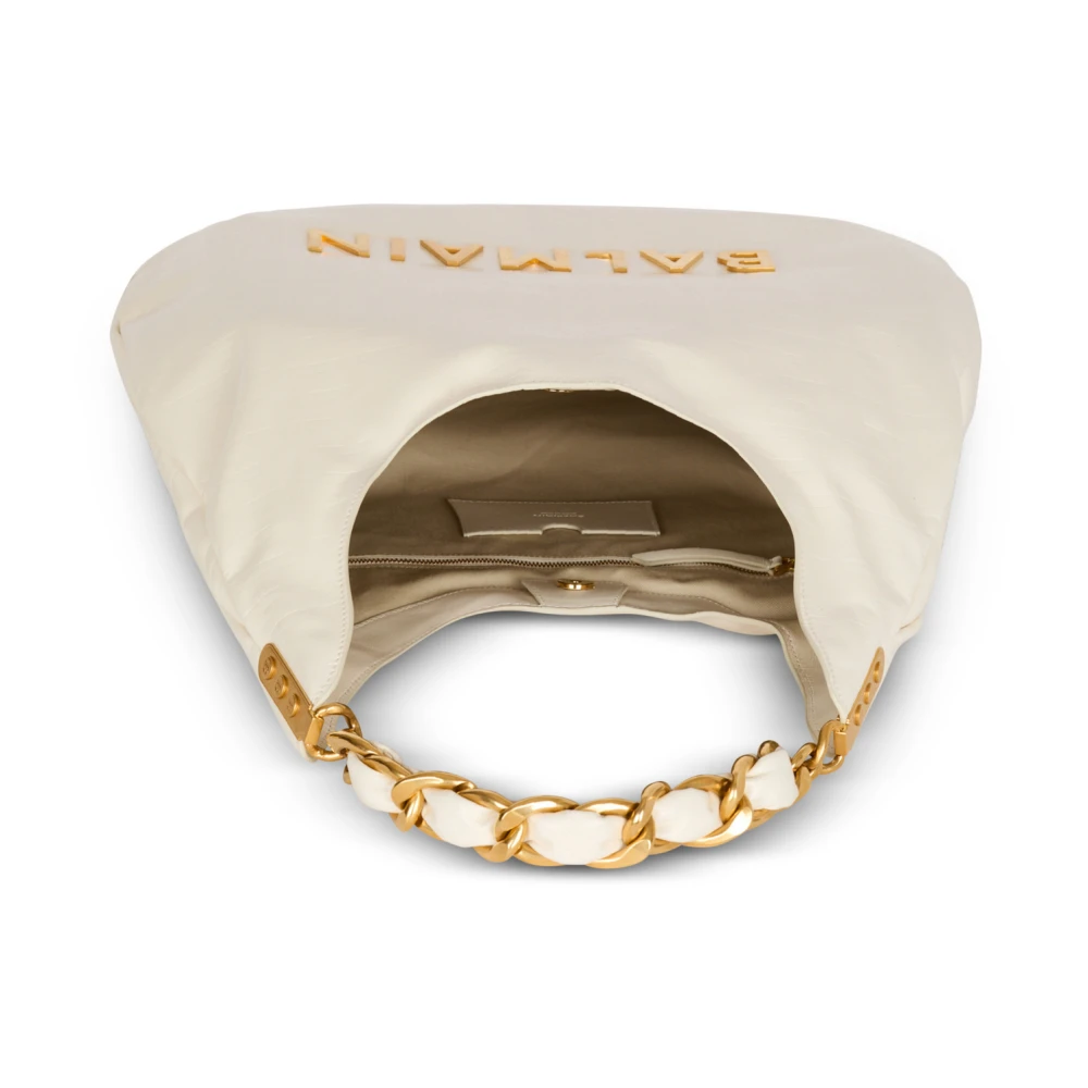 Balmain 1945 Soft Hobo Tas White Dames