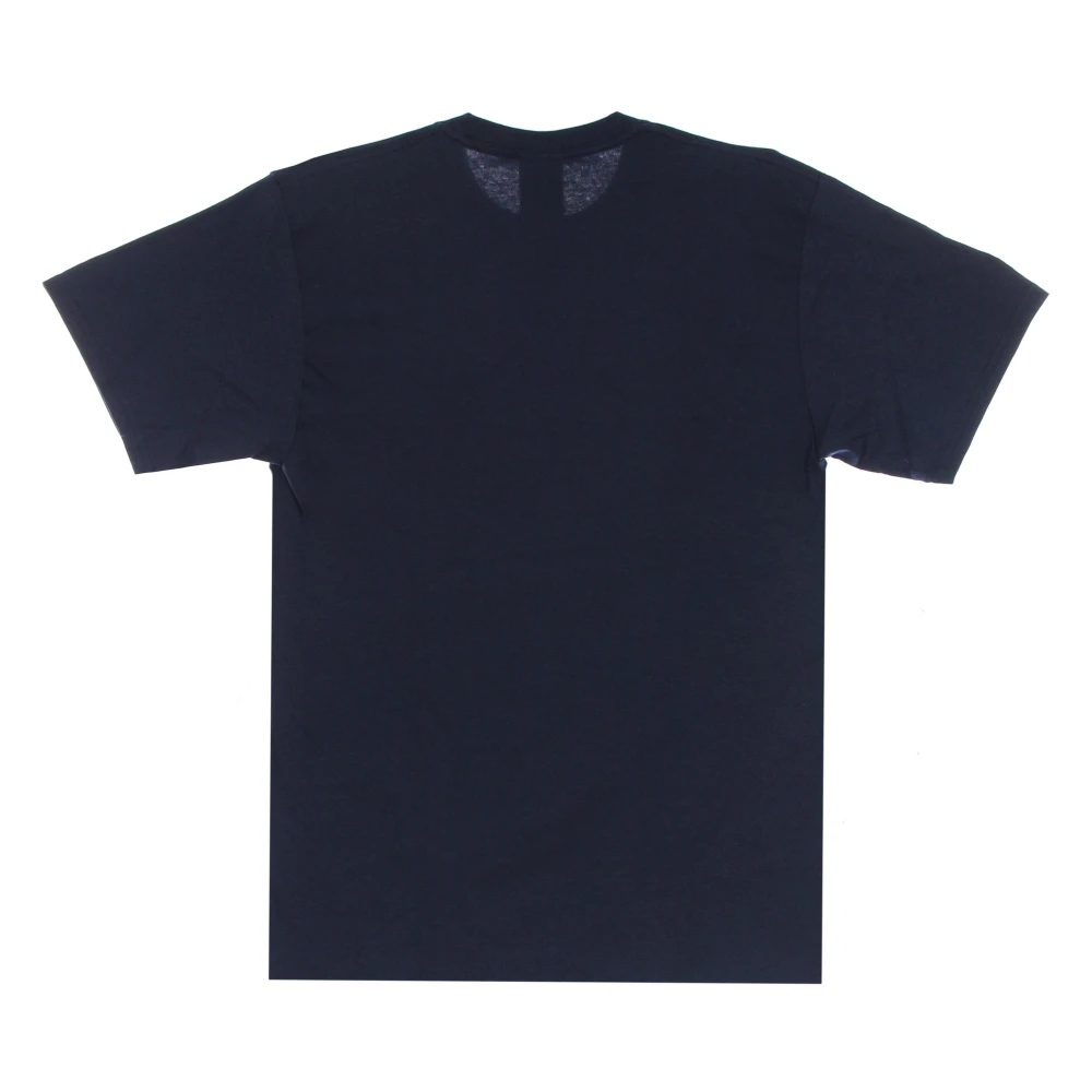 HUF Navy In Bloom Tee Korte Mouw Blue Heren
