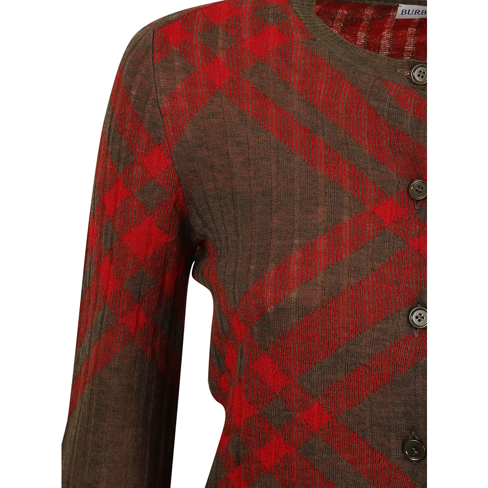 Burberry Chique Sweater Modellen Red Dames