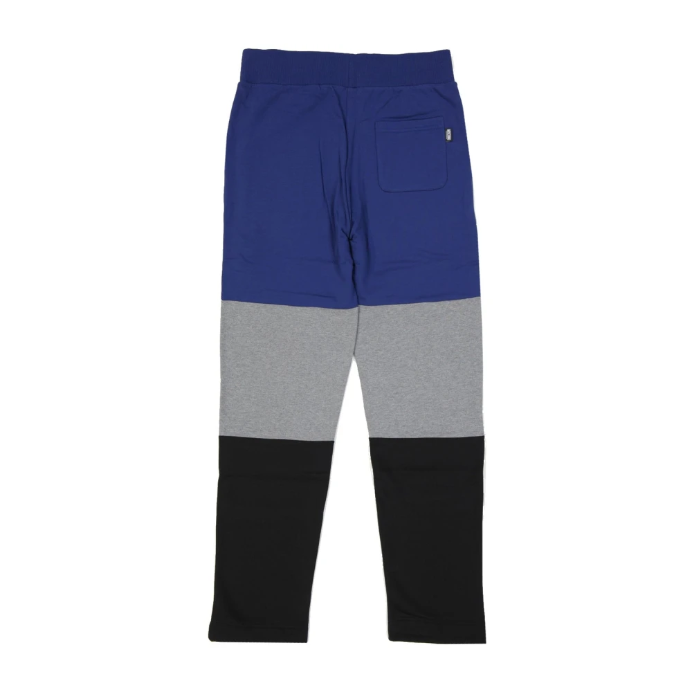 Moschino Katoen Logo Sweatpants Vrouwen Blue Heren
