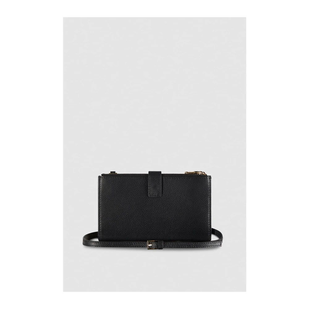 PATRIZIA PEPE Dubbele ritsportemonnee Art. Cq9774L001 Black Dames