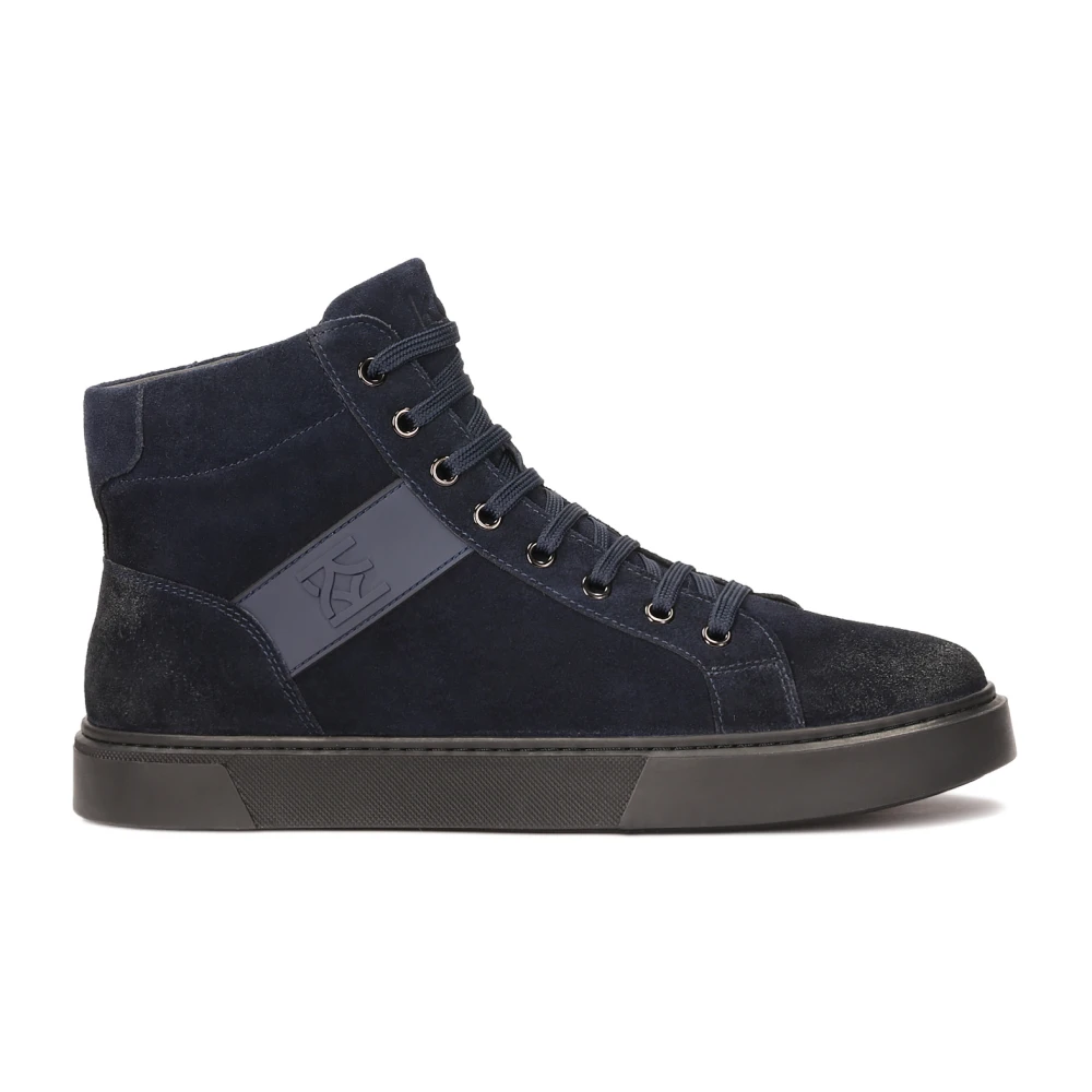Kazar blauwe hoge sneakers Heren Schoenen