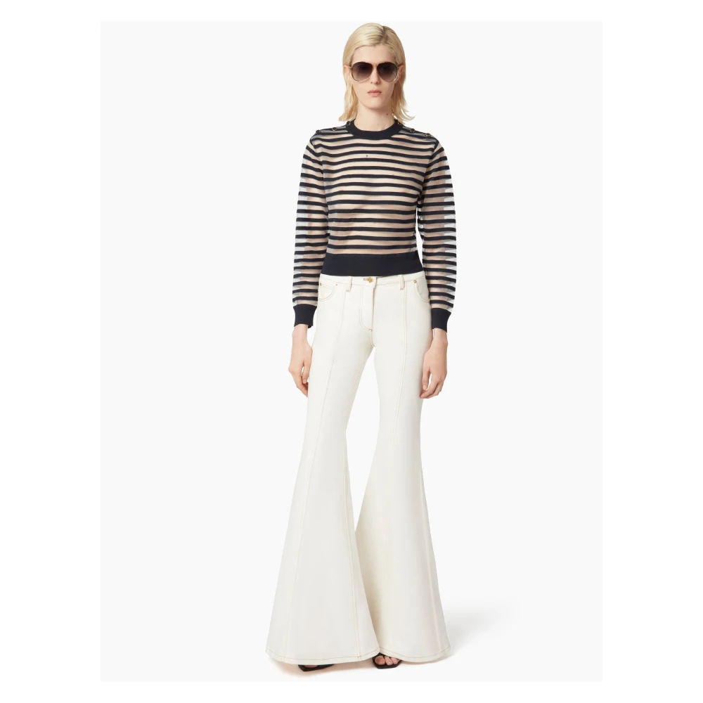 Nina Ricci Transparant Gestreept Blue Dames