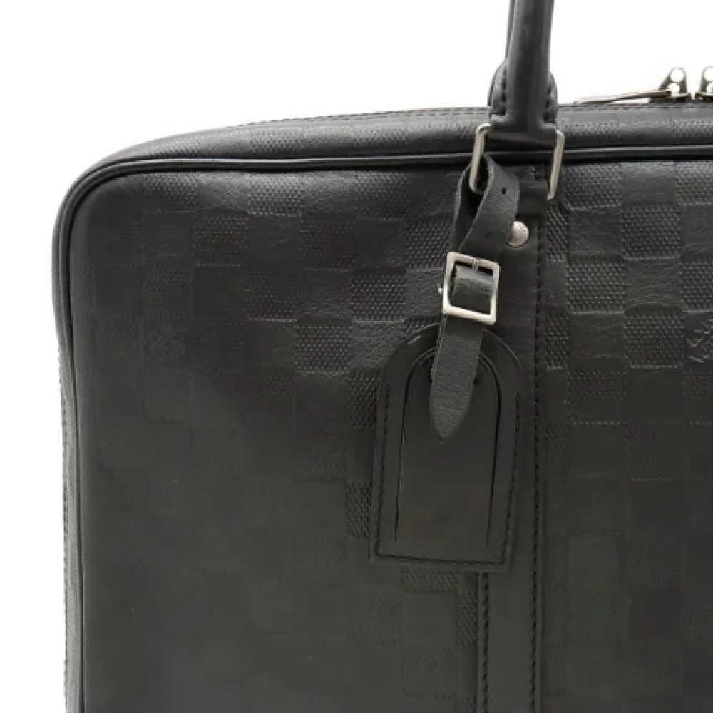 Louis Vuitton Vintage Pre-owned Leather louis-vuitton-bags Black Dames
