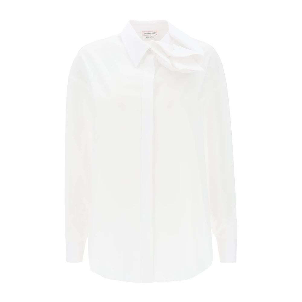 Alexander mcqueen Klassieke Witte Overhemd White Dames