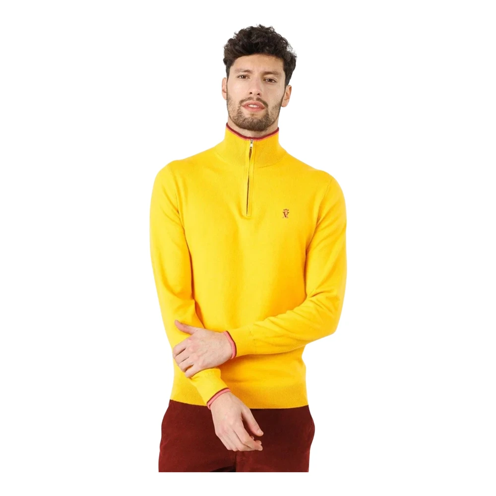 Vicomte A. Sweatshirts & Hoodies Yellow Heren