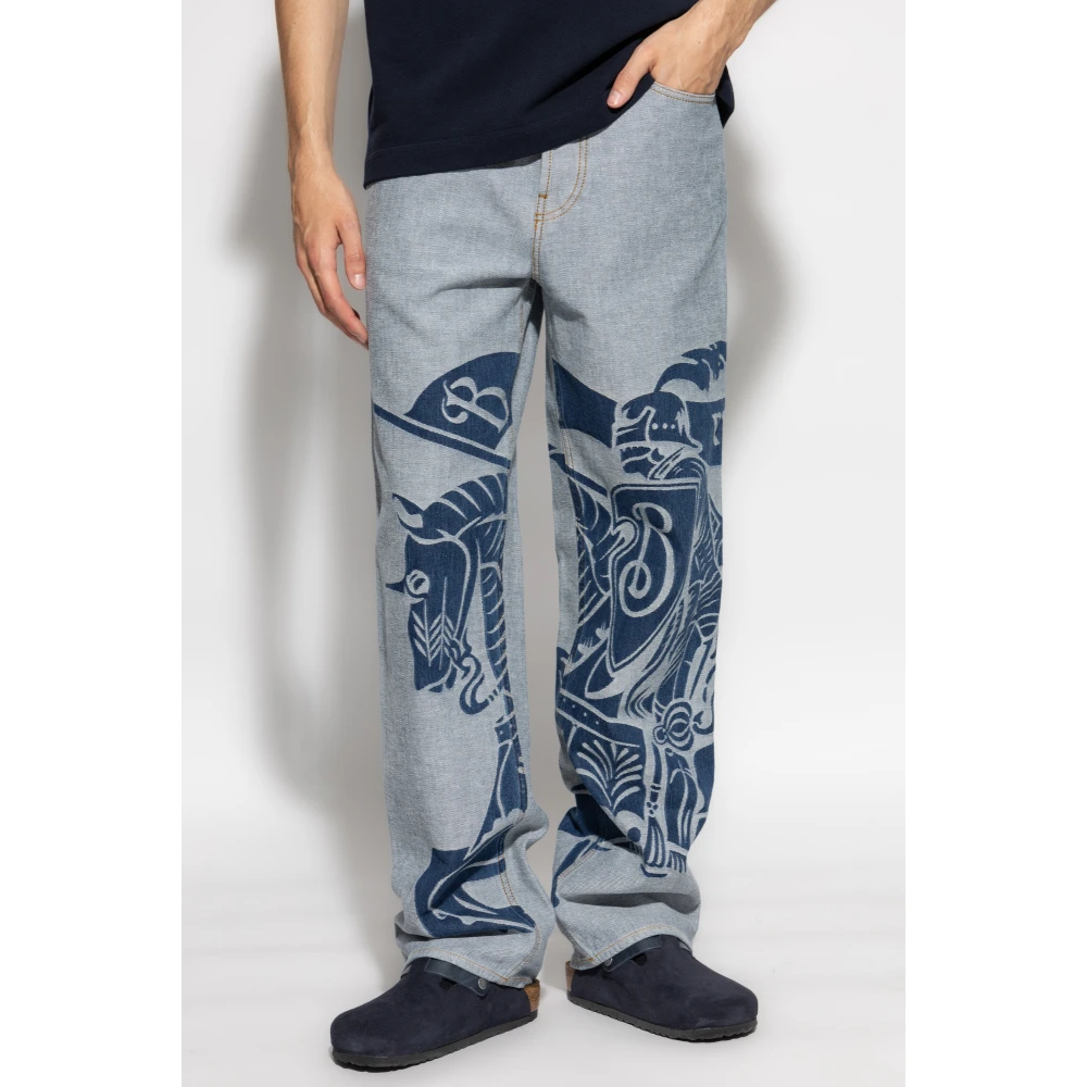 Burberry Jeans met het logo Blue Heren