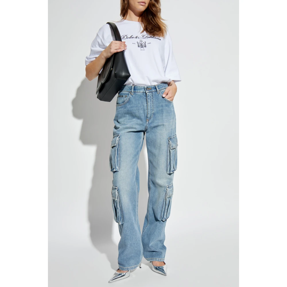 Dolce & Gabbana Jeans met zakken Blue Dames