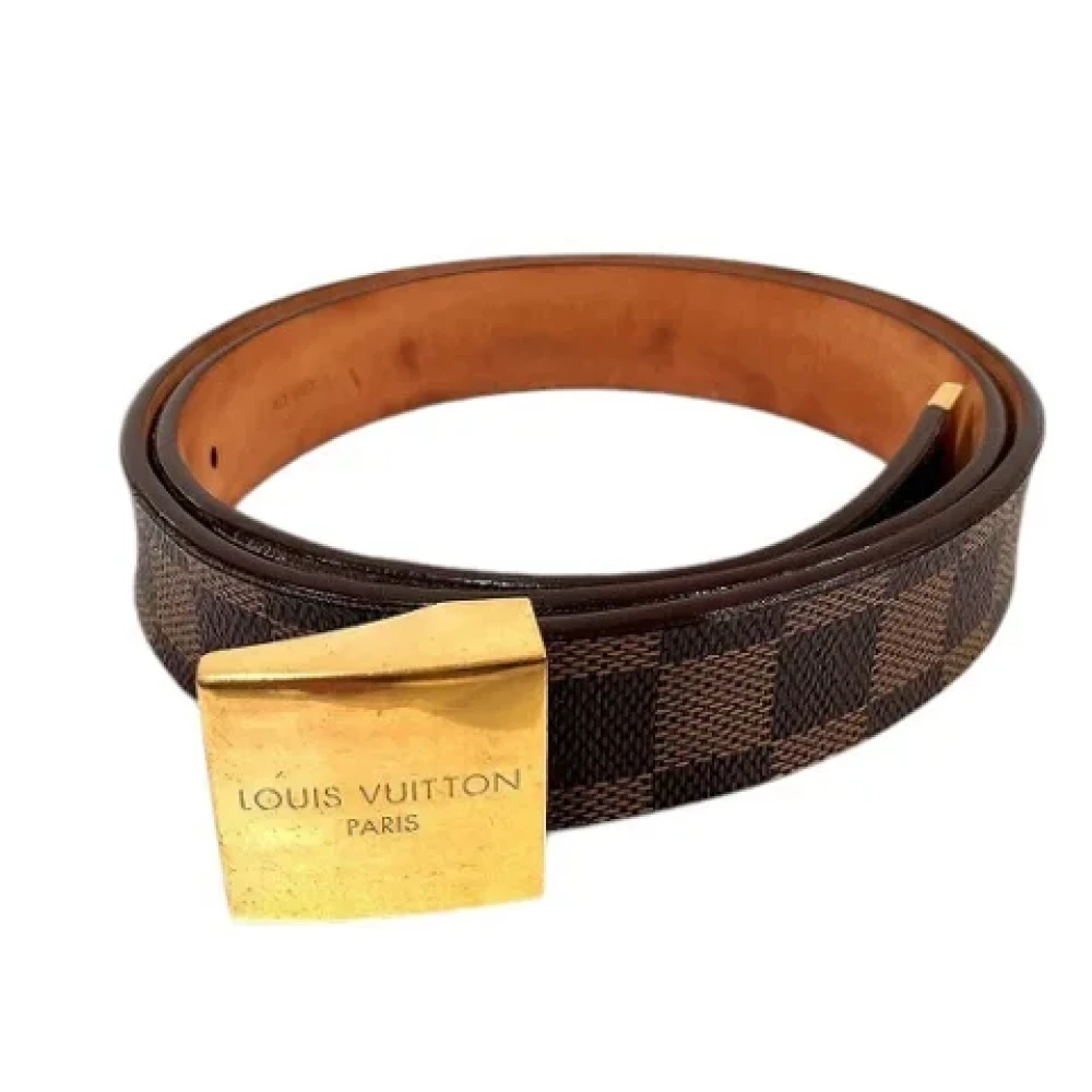 Louis Vuitton Vintage Pre-owned Fabric belts Brown Dames