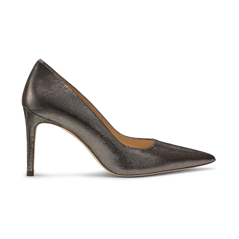 Stuart Weitzman Women's Gray Pumps, 7 Uk, Power 85 Pump