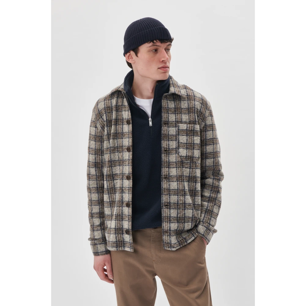 Matinique Stijlvolle Overshirt Beige Heren