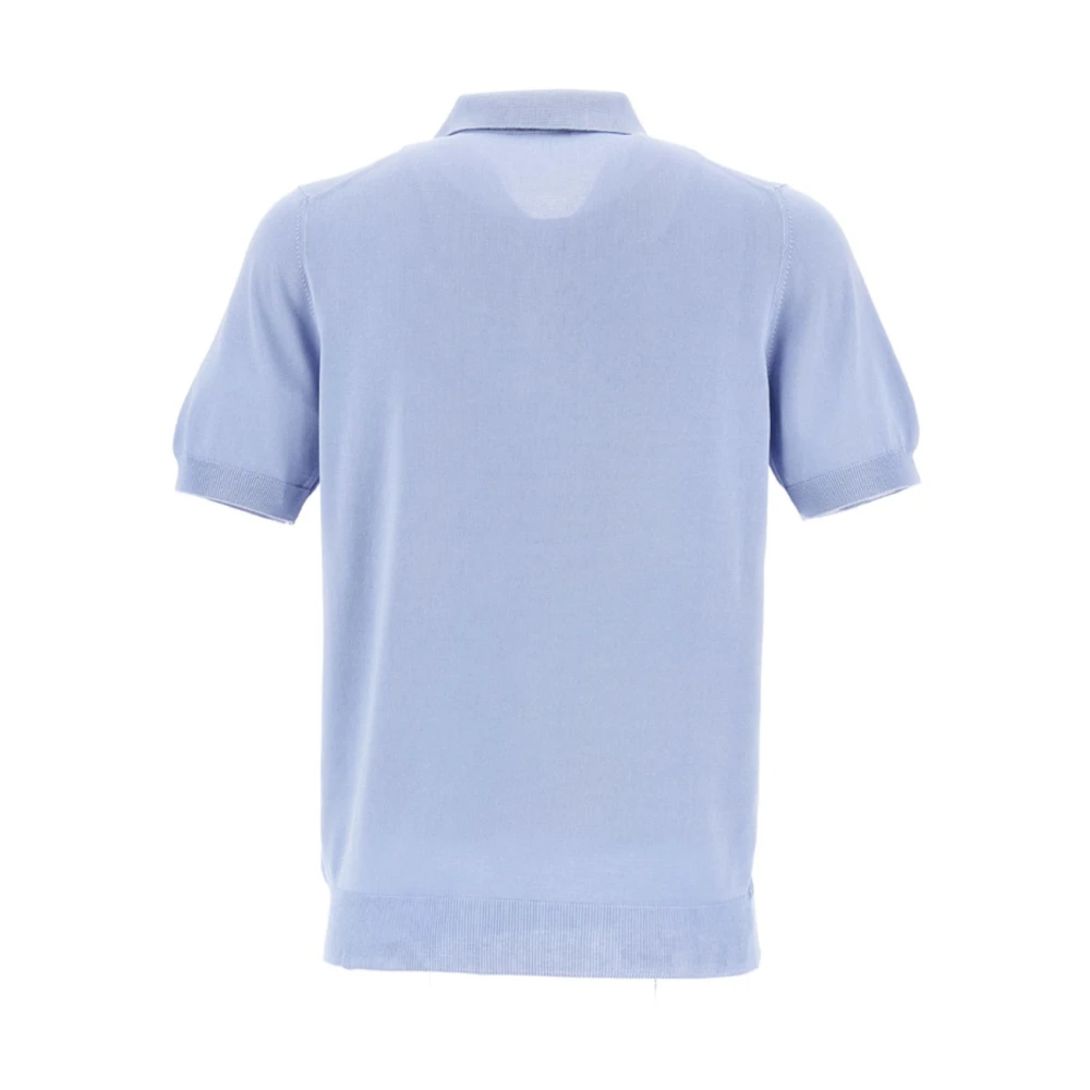 Fay Blauwe T-shirts en Polos Blue Heren