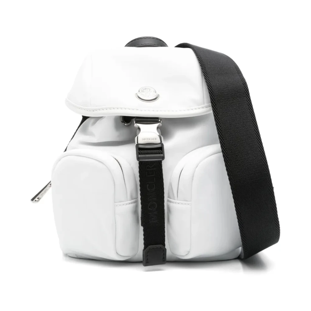Moncler Women's White Shoulder Bags, One Size, Mini Trick Backpack