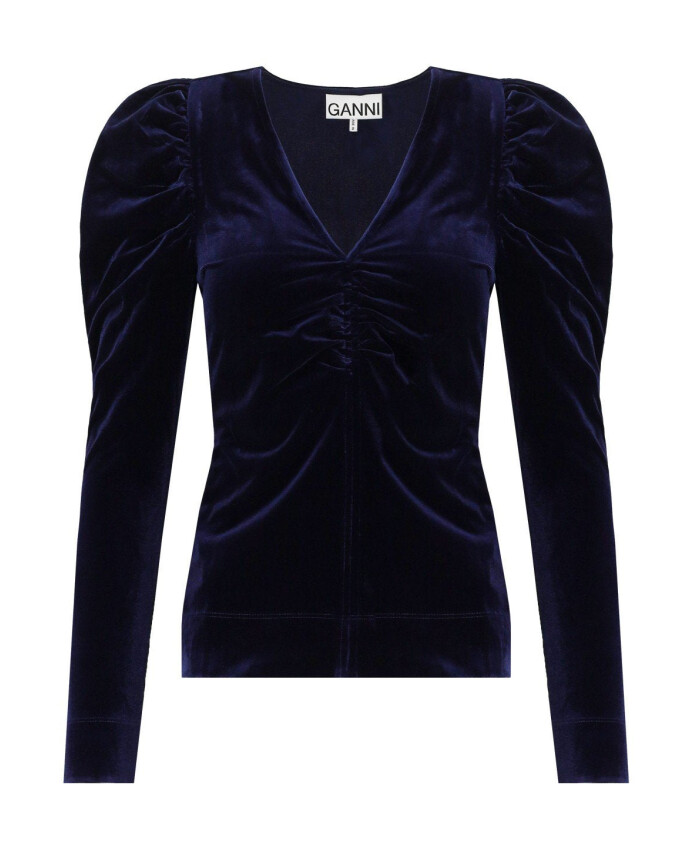 haut-en-velours-bleu-avec-col-en-v