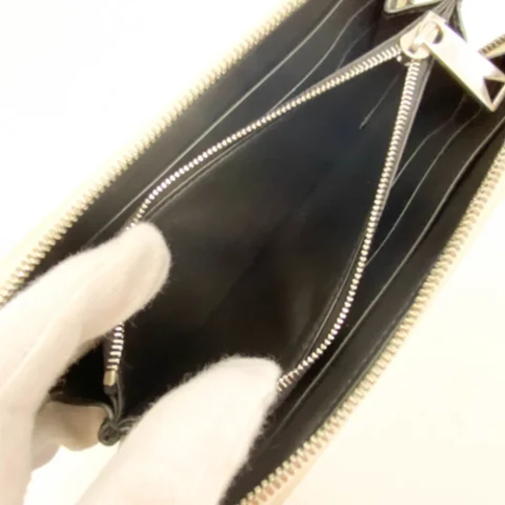 Bottega Veneta Vintage Pre-owned Leather wallets White Dames