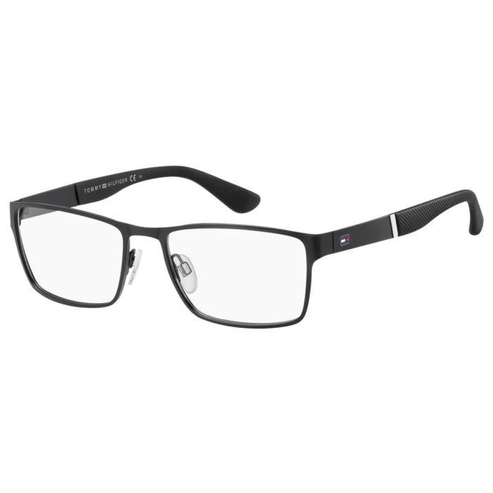 Tommy Hilfiger Men's Black Glasses, 56 Mm, Stylish Eyeglasses