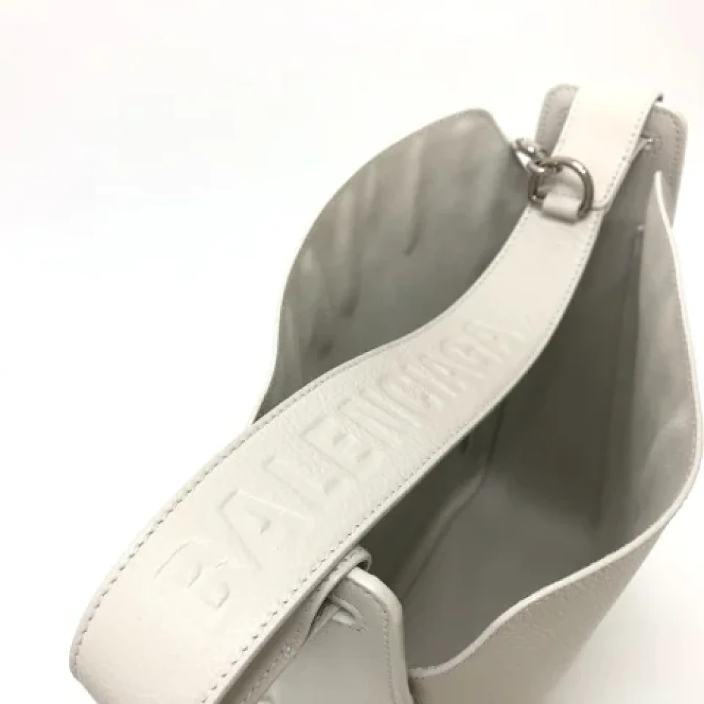 Balenciaga Vintage Pre-owned Leather shoulder-bags White Dames