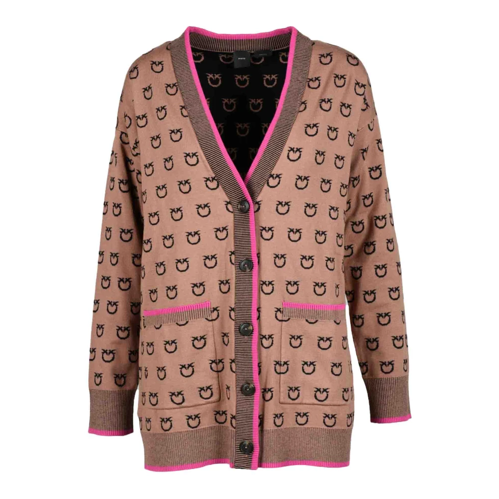 Pinko Zachte Gebreide Vest in Diverse Kleuren Multicolor Dames