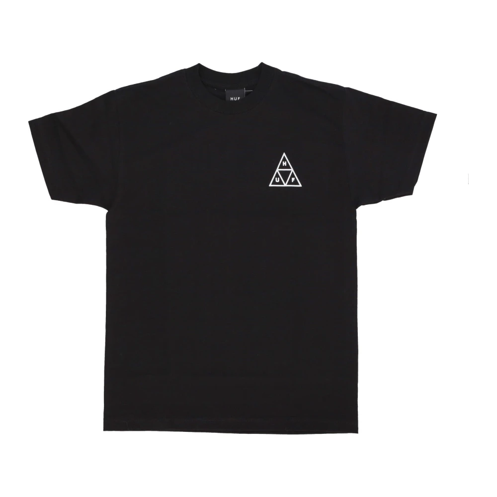 HUF Triangle Tee Zwart Korte Mouw T-shirt Black Heren