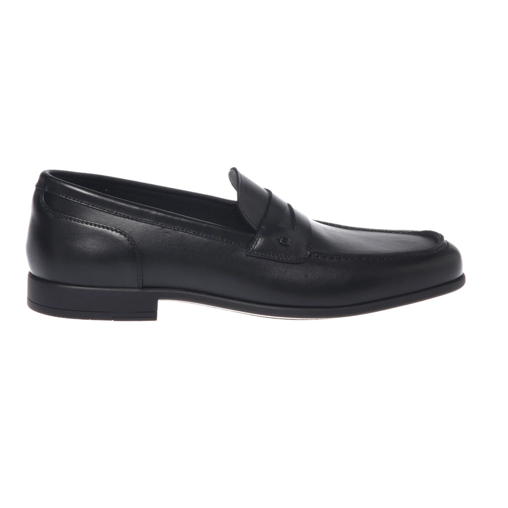 Baldinini Mannelijk Zwart Schoenen Heren, 44 Eu, Leer, E Leren Loafer