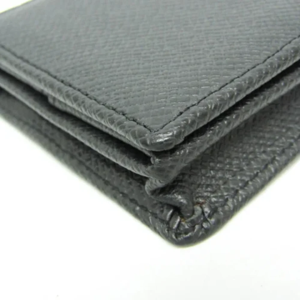 Louis Vuitton Vintage Pre-owned Leather wallets Black Heren