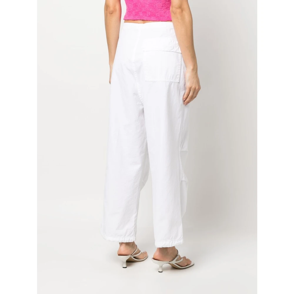 Darkpark Witte Loose-Fit Broek White Dames