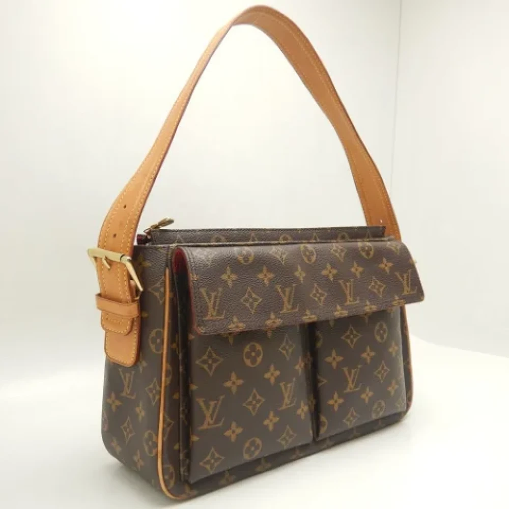 Louis Vuitton Vintage Pre-owned Canvas shoulder-bags Brown Dames