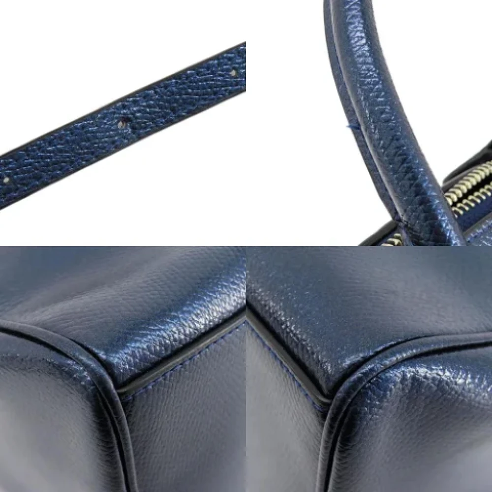 Coach Pre-owned Leather handbags Blue Dames