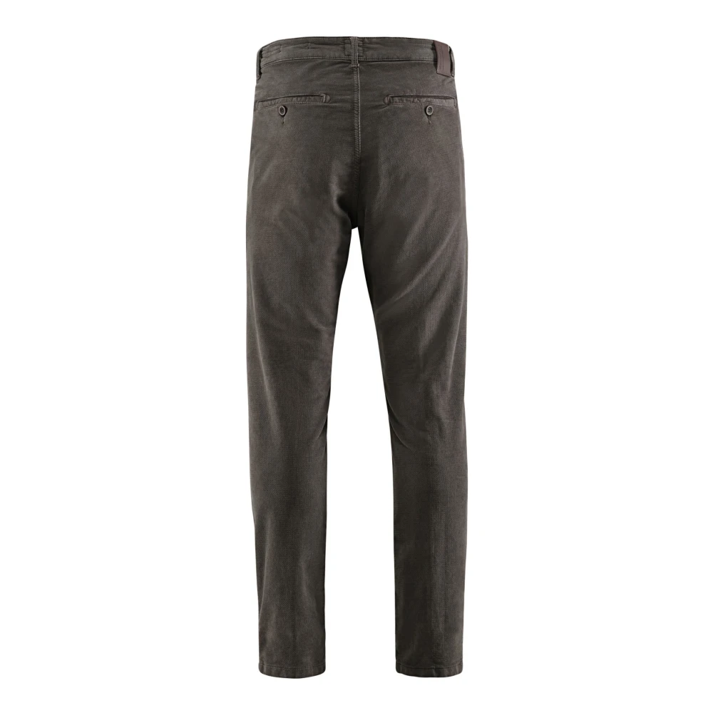 BomBoogie Slim-Fit Velvet Chino Broek Gray Heren