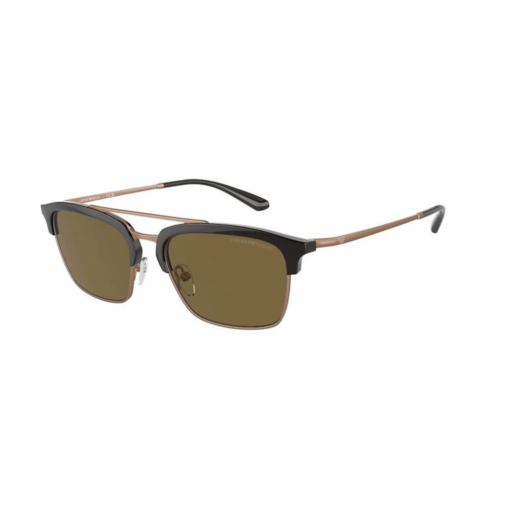 Emporio Armani Men's Brown Sunglasses,, Authentic Stylish Glasses, Premium Quality! Medium