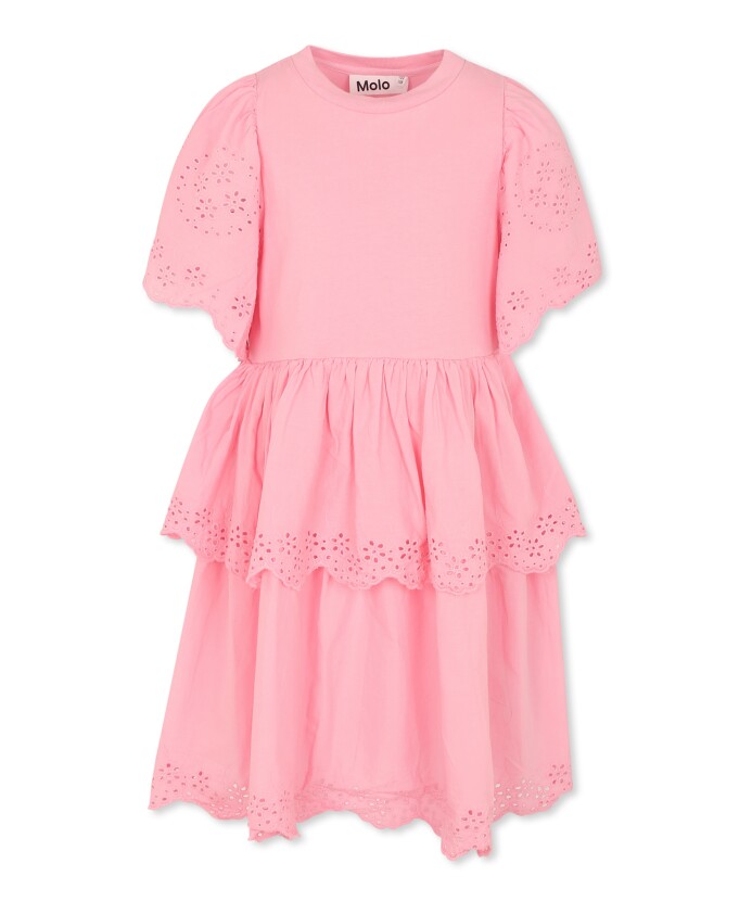 roze-casual-kortemouw-jurk