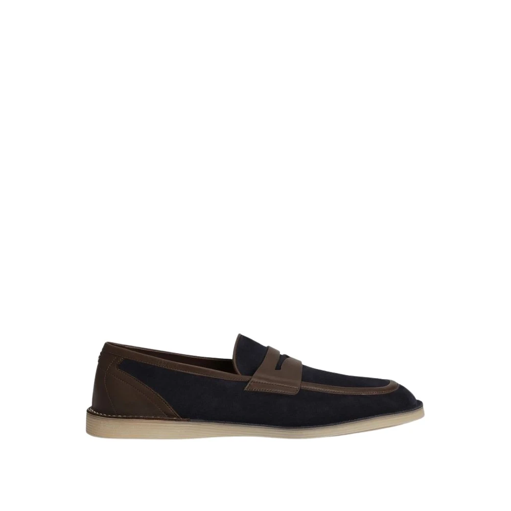 Dolce & Gabbana Herren Blau Schuhe, 44 Eugröße: