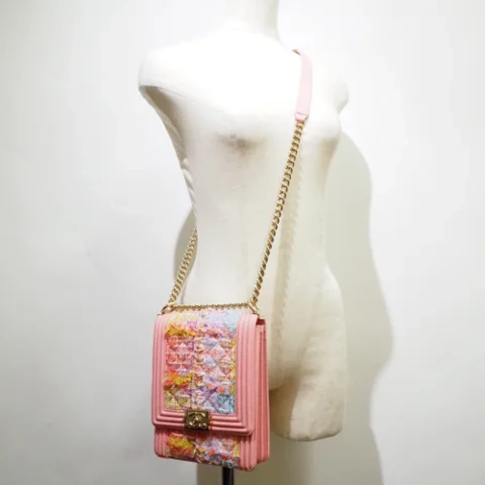 Chanel Vintage Pre-owned Fabric chanel-bags Pink Dames
