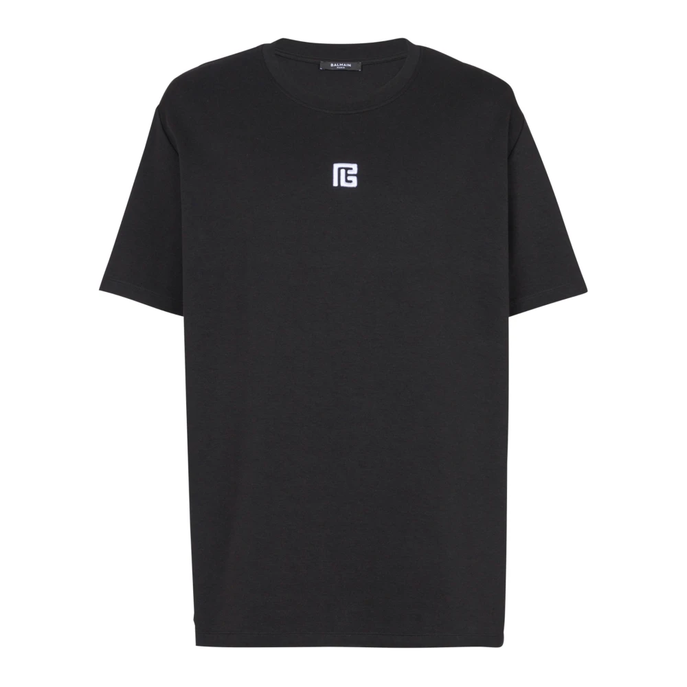 Balmain - Tops > T-Shirts - Black - Balmain - Modalova