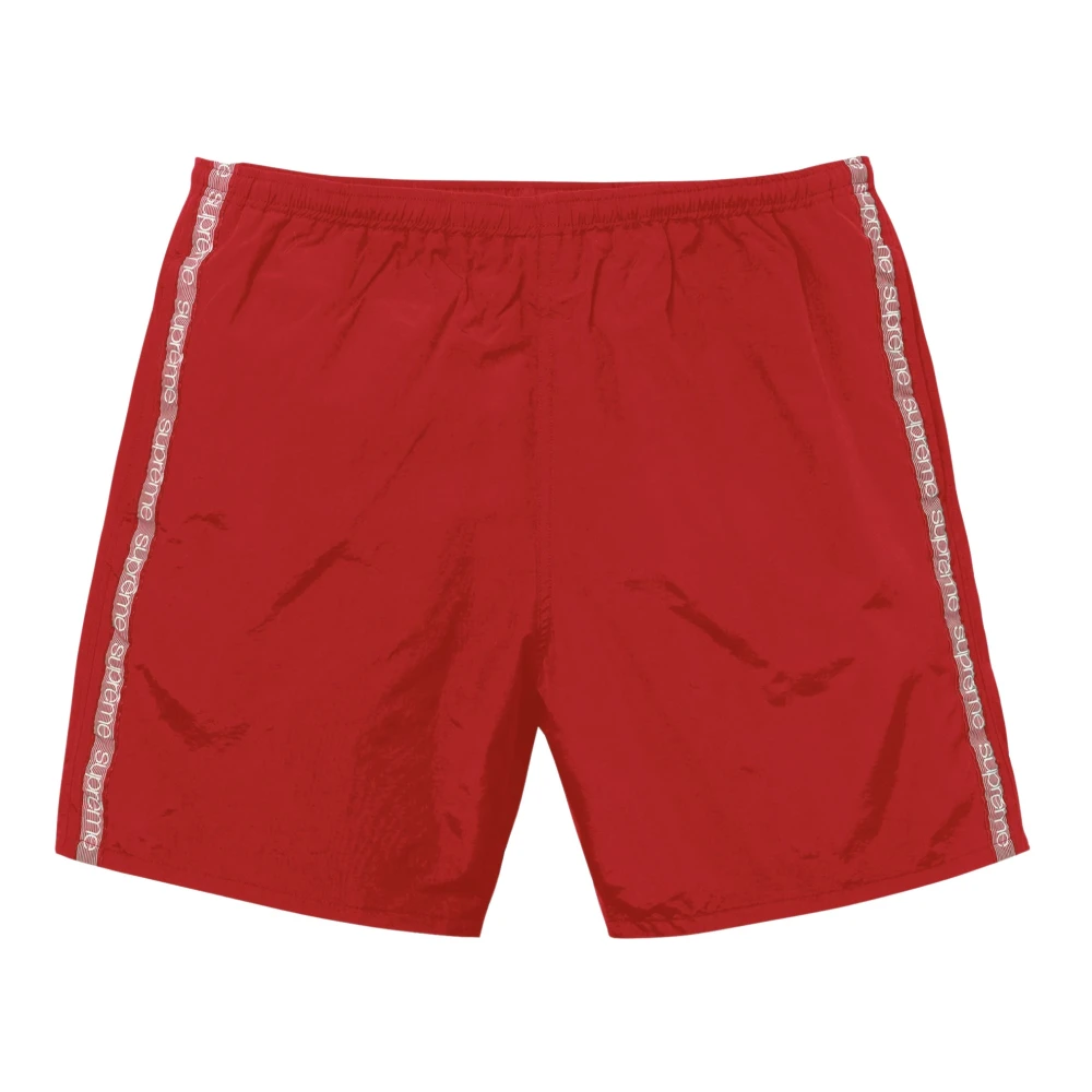 Supreme Rode Tonal Taping Water Short Limited Edition Red Heren