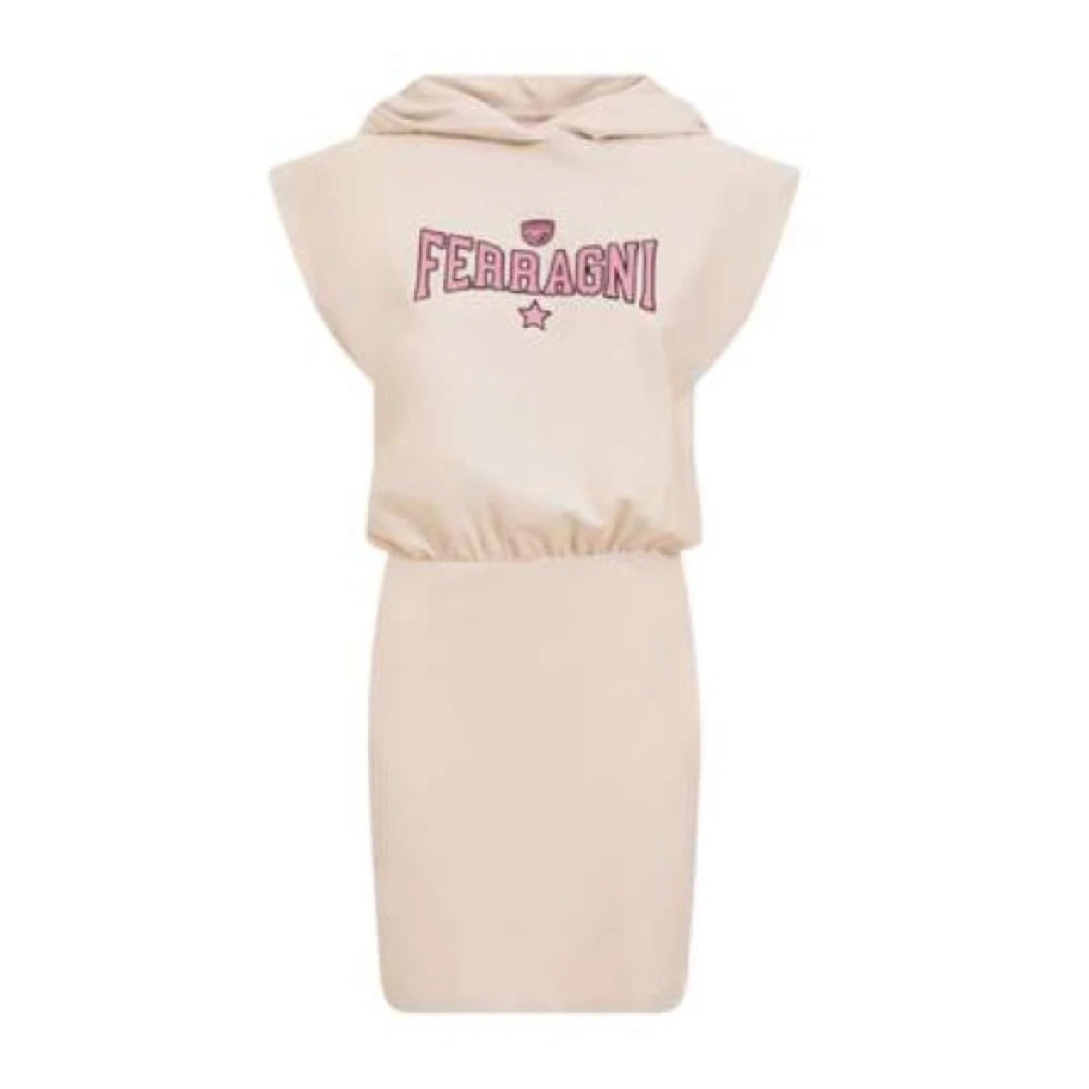 Chiara Ferragni Collection Femme Beige - Robe À Manches Courtes Par Chiara Ferragni - Robes - Taille: 40 Fr