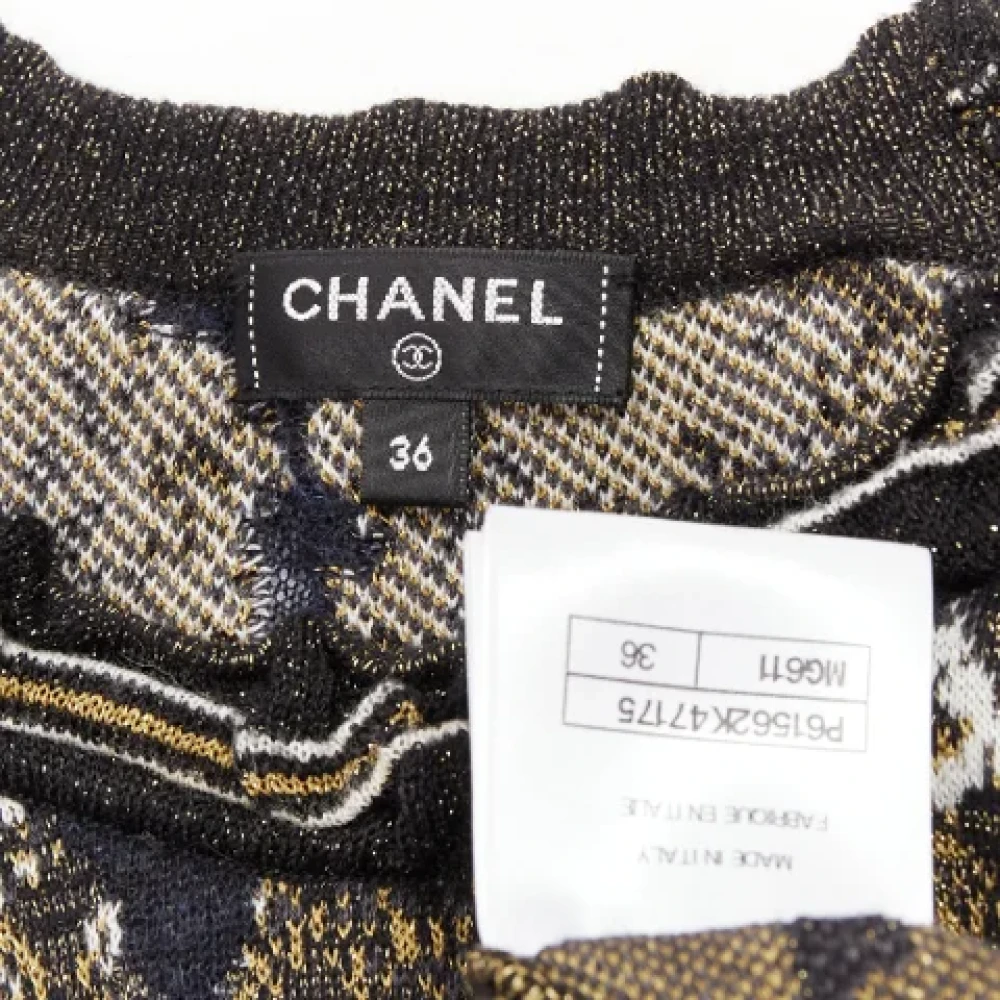 Chanel Vintage Pre-owned Cotton tops Multicolor Dames