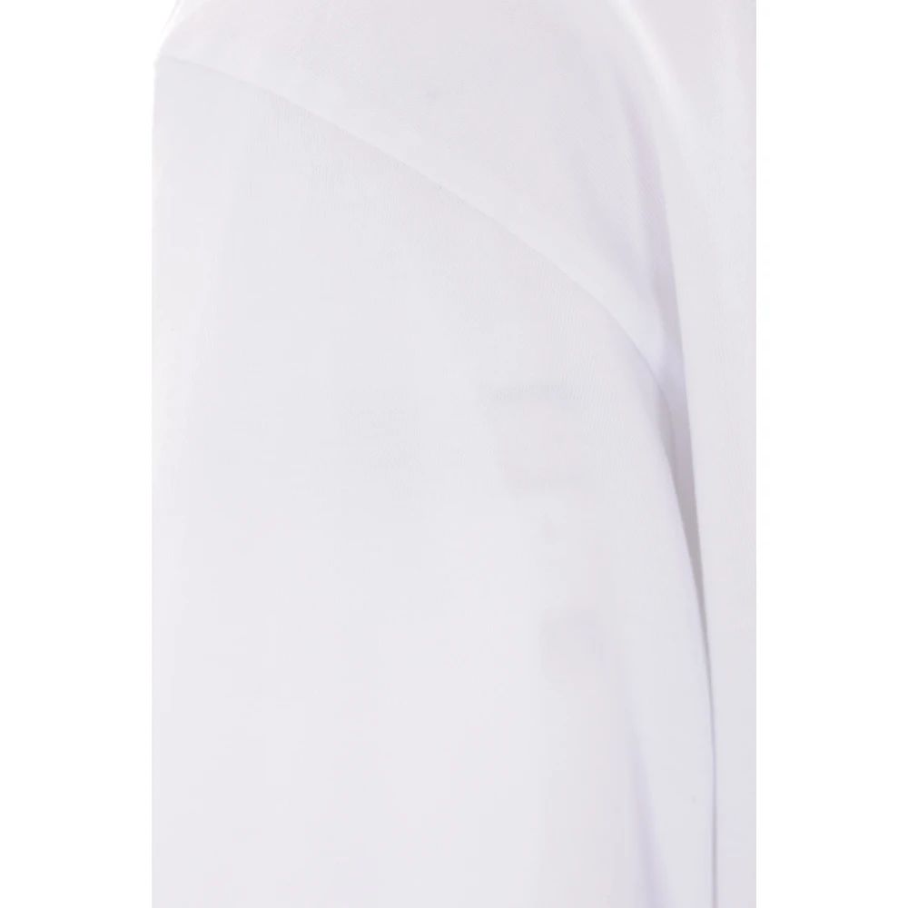 Dsquared2 Wit Jersey Katoen Logo Print T-shirt White Heren