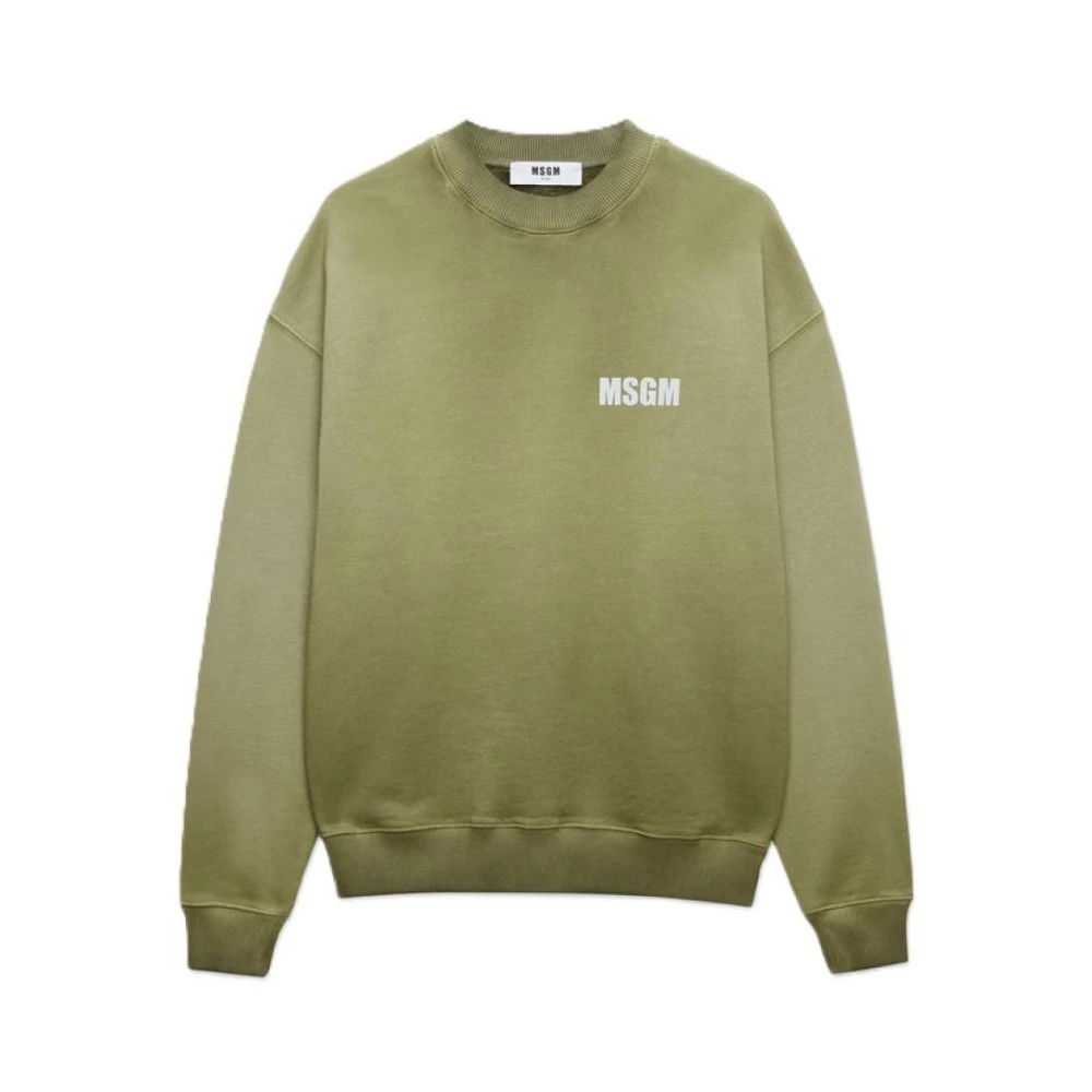 Msgm Stijlvolle Sweatshirts en Hoodies Green Heren