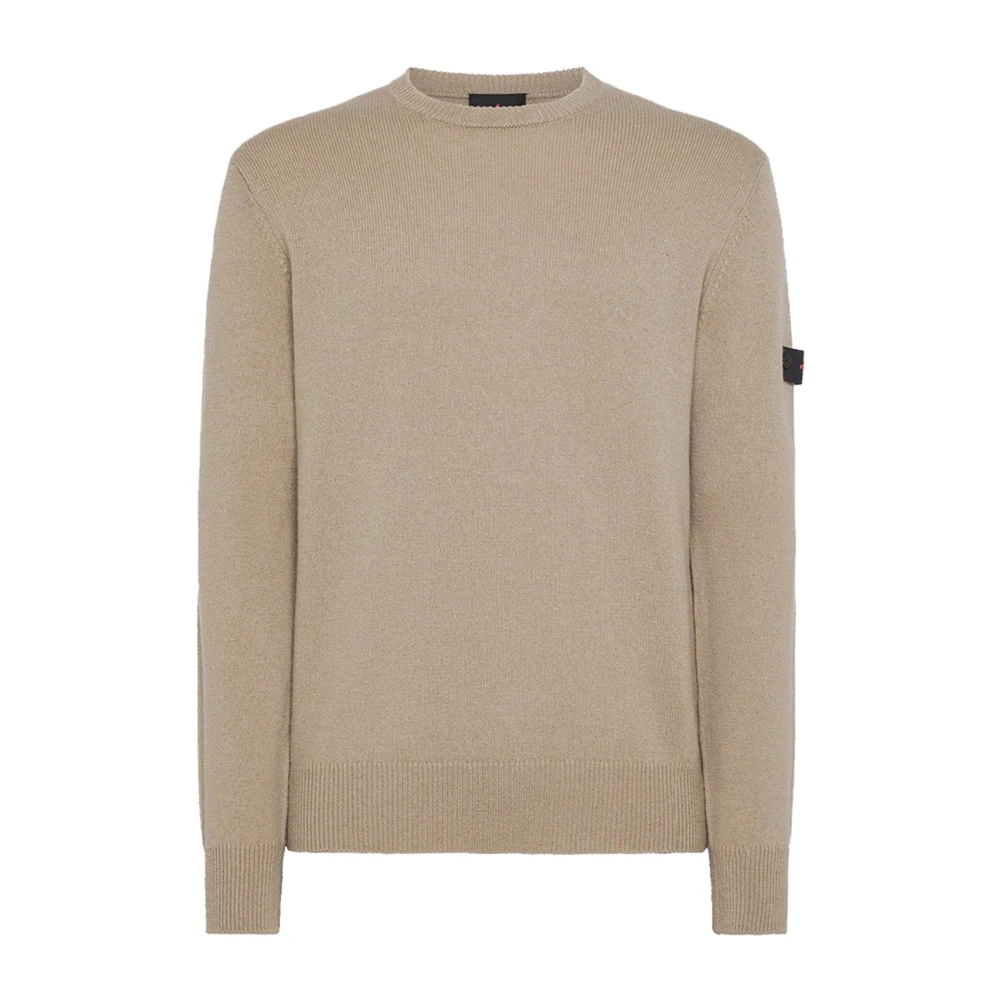 Peuterey Gediz Ronde Hals Wollen Trui Brown Heren