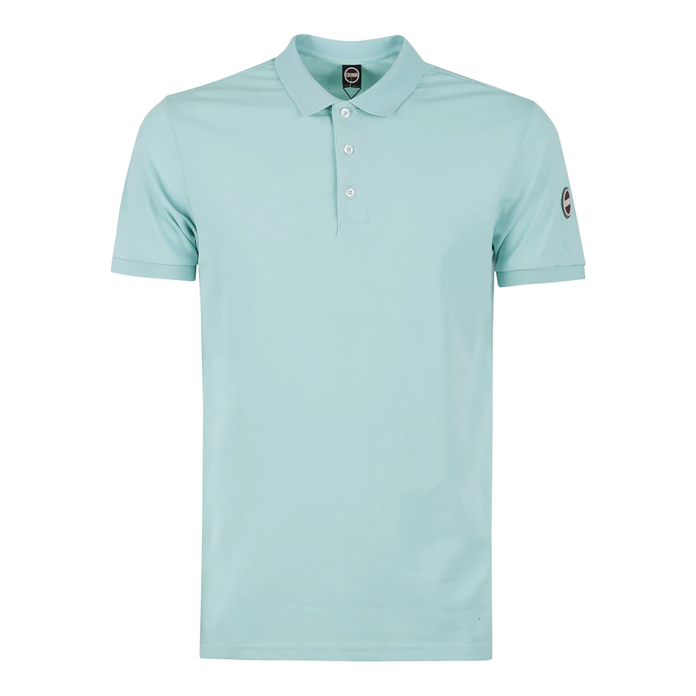 Colmar Stretch Turquoise T-shirts en Polos Blue Heren