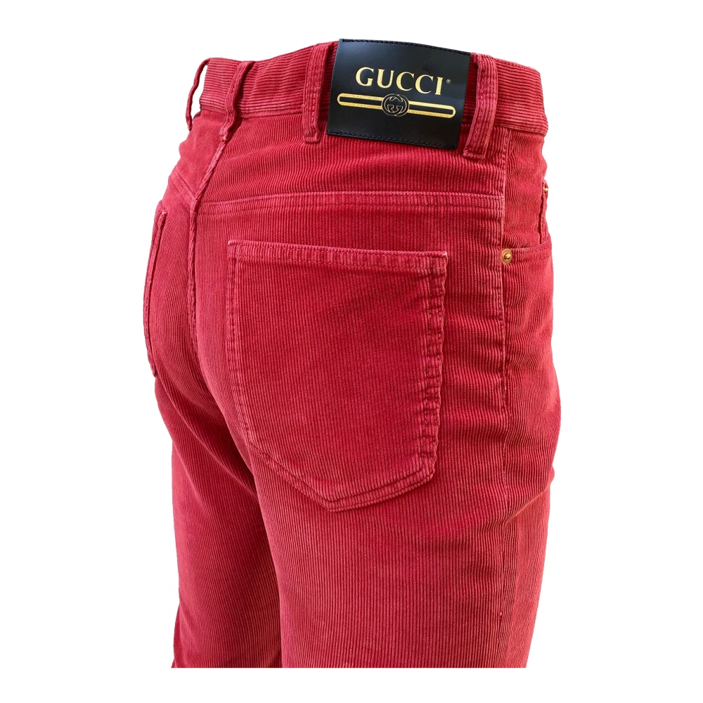 Gucci Slim-fit Jeans Red Heren