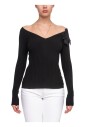 pull-en-tricot-noir-pour-femmes