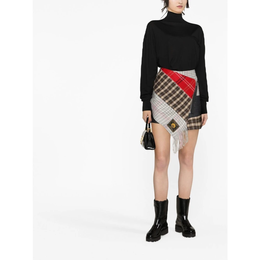 Quira Zwarte Wol Boyfriend-fit Trui Black Dames