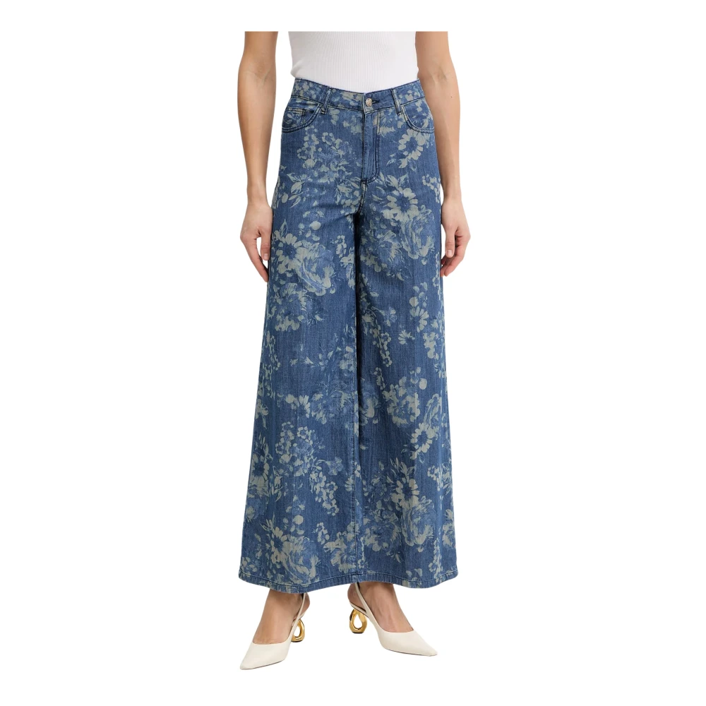 Fracomina Donna Blu Pantaloni, W28, New,