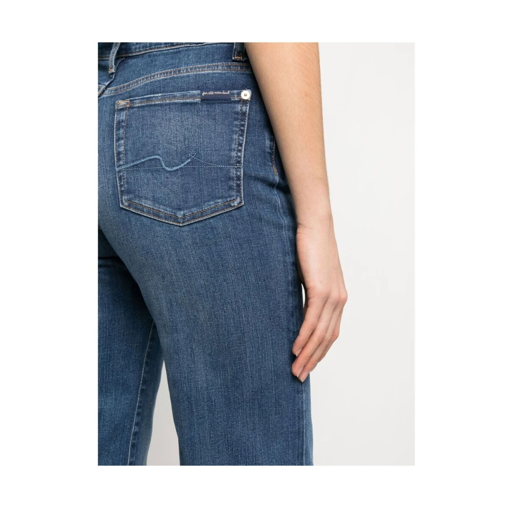 7 For All Mankind Jeans Flare Blue Dames