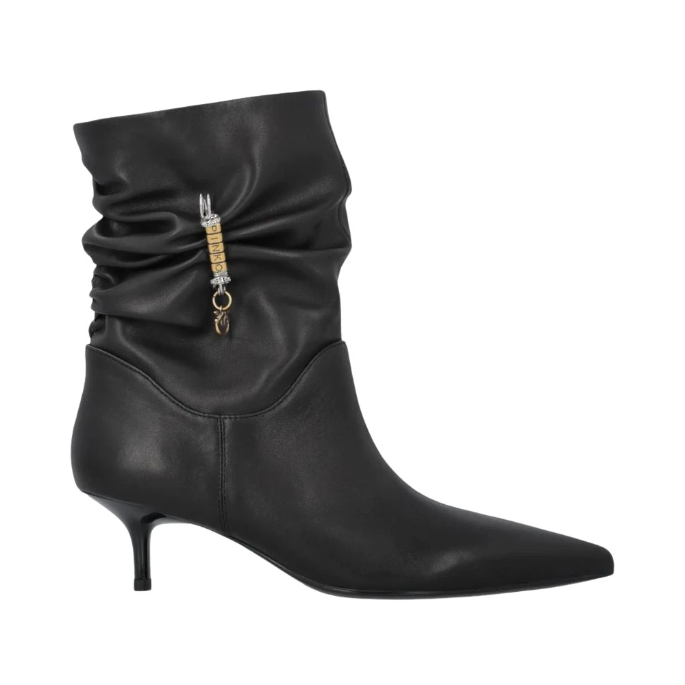 Pinko Damen Schwarz Stiefeletten Gloria 28 Sd0629p003 39 - Bild 2